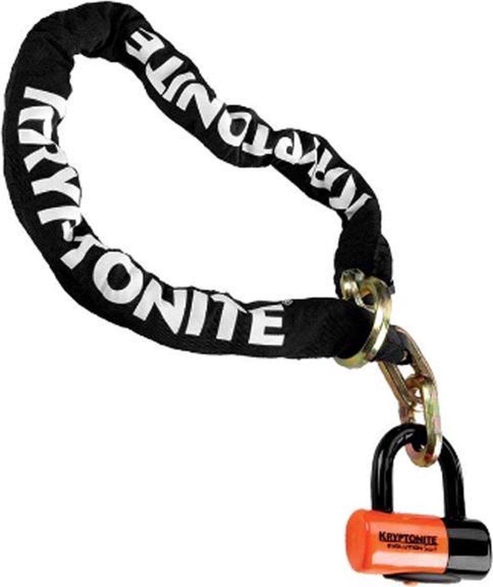 Kryptonite Kettingslot New York Ultimate 130 Cm Staal Zwart