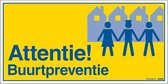 Pickup bord panneau 30x15 cm - Attentie Buurtpreventie