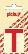 Pickup plakletter Helvetica 40 mm - rood T