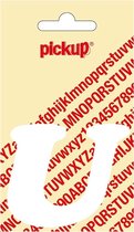 Pickup plakletter CooperBlack 60 mm - wit U