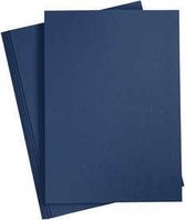 Karton. blauw. A4. 210x297 mm. 220 gr. 10 stuk/ 1 doos