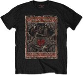 Tom Petty Heren Tshirt -S- Mojo Tour Zwart