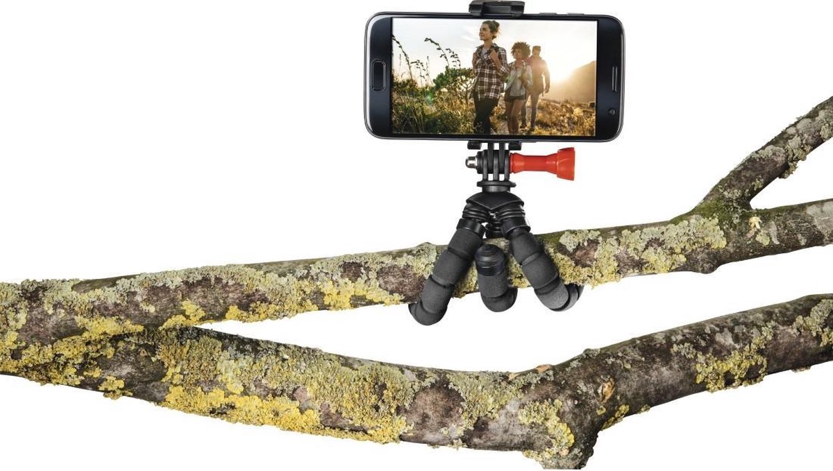 Mini-trépied Flex 2in1 pour les appareils photos et GoPro, 14 cm