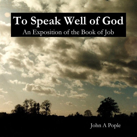 To Speak Well Of God - cover