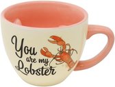 mok met vorm - Friends: You Are My Lobster - keramisch