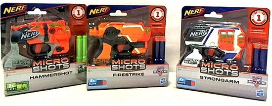 Afbeelding van het spel Nerf Strike Microshots met 2 Darts Assorti