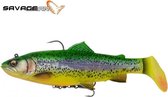 Savage Gear 4D trout rattle shad - 12.5 cm - fire trout