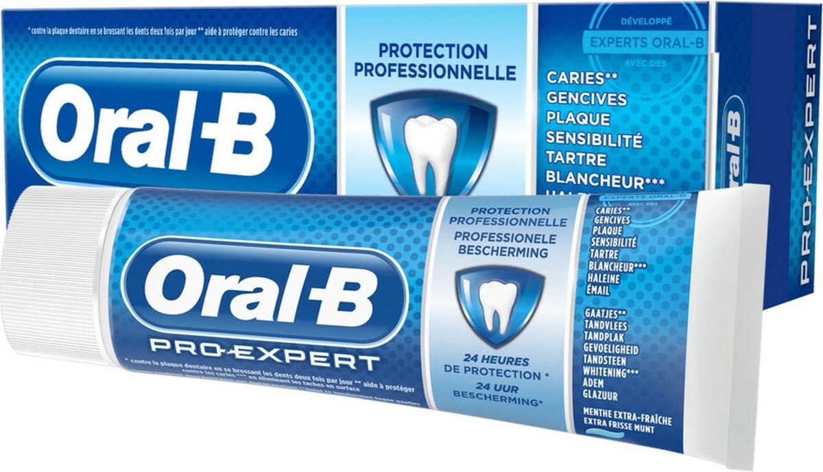 Oral-B Pro-Expert Professionele Bescherming - Voordeelverpakking 12x75 ml -  Tandpasta | bol.com