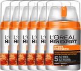 L’Oréal Paris Men Expert Hydra Energetic hydraterende dagcrème - 6 x 50 ml - Multiverpakking
