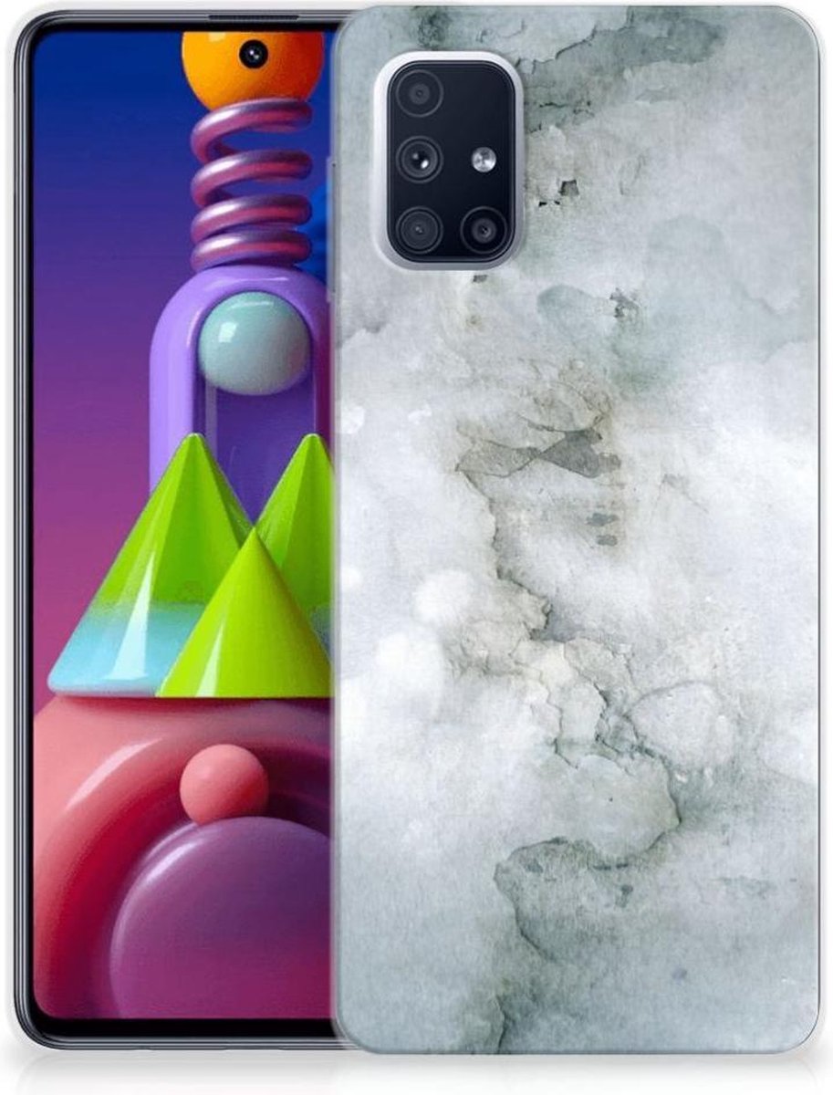 Hoesje maken Samsung Galaxy M51 Painting Grey