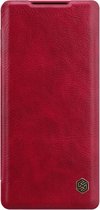 Huawei Mate 40 Pro Hoesje - Qin Leather Case - Flip Cover - Rood