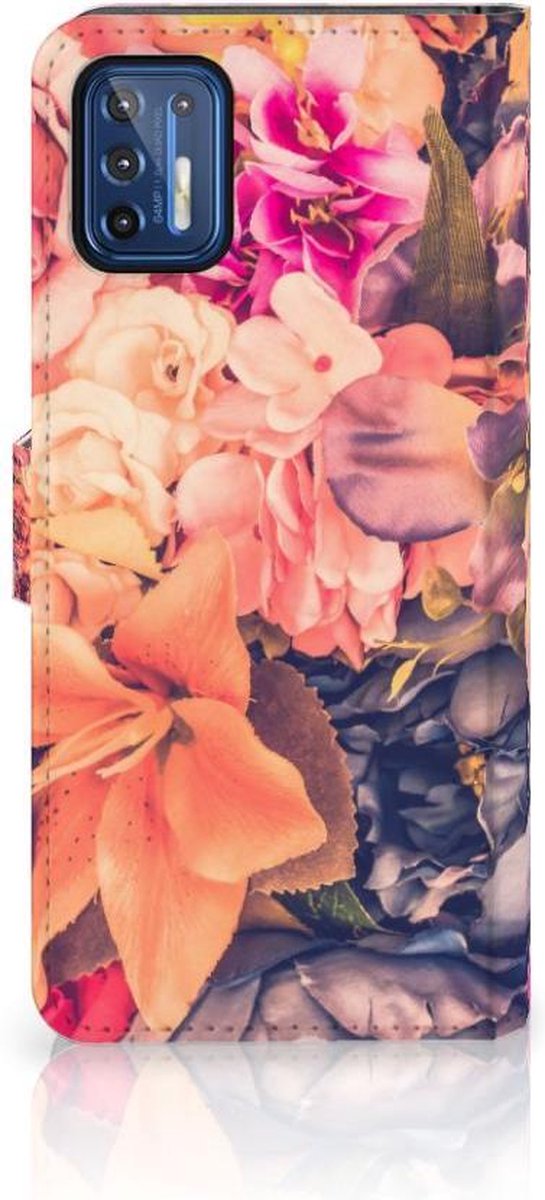 Motorola Moto G9 Plus Hoesje Bosje Bloemen