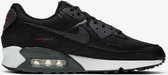 Nike Air Max 90 Zwart / Rood / Wit - Heren Sneaker - DH4095-001 - Maat 42.5