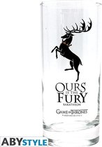 Game Of Thrones glas - Baratheon logo - 29 cl