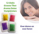 12-Stuks Groene Thee Aroma Detox Voetpleisters