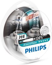 Philips X-tremeVision - Phare Auto H4 - 12V 55 / 60W - 2 Pièces