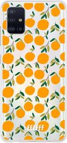 6F hoesje - geschikt voor Samsung Galaxy A51 -  Transparant TPU Case - Oranges #ffffff