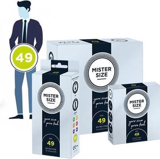 MISTER SIZE 49 Ultra Dunne S condooms (36 pack)
