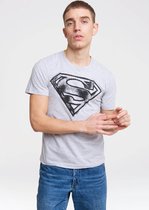 Logoshirt T-Shirt SUPERMAN - LOGO SCRIBBLE
