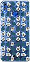 Honor 8X Hoesje Transparant TPU Case - Avocado's #ffffff