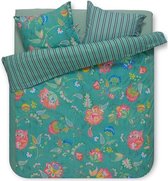 PiP Studio Jambo Flower Dekbedovertrek - Eenpersoons - 140x200/220 cm - Groen