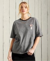 Superdry Dames tshirt Wijdvallend Military Narrative T-shirt