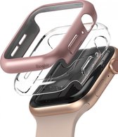 Ringke Slim Apple Watch 40MM Hoesje Dun Transparant en Roze (2-Pack)