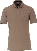 CASA MODA comfort fit poloshirt - stretch - beige - Maat: 3XL