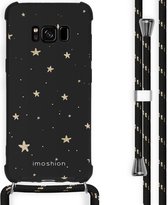 iMoshion Design hoesje met koord voor de Samsung Galaxy S8 - Sterren - Zwart / Goud