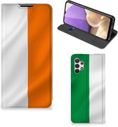 Telefoonhoesje met Pasjeshouder Geschikt voor Samsung Galaxy A32 5G Smart Cover Ierse Vlag
