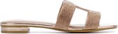 BiBi Lou Vrouwen Leren    Slippers /   - 838Z00 - Rose Goud - Maat 37