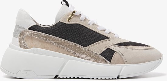 VIA VAI Celina Jae Sneakers - Beige - Maat 37 | bol.com