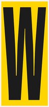 Vloermarkeringsletter, 3 stuks letter W