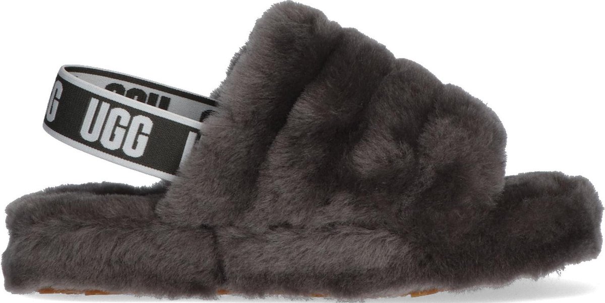 UGG Meisjes Sandalen Fluff Yeah Slide - Grijs - Maat 37 | bol.com