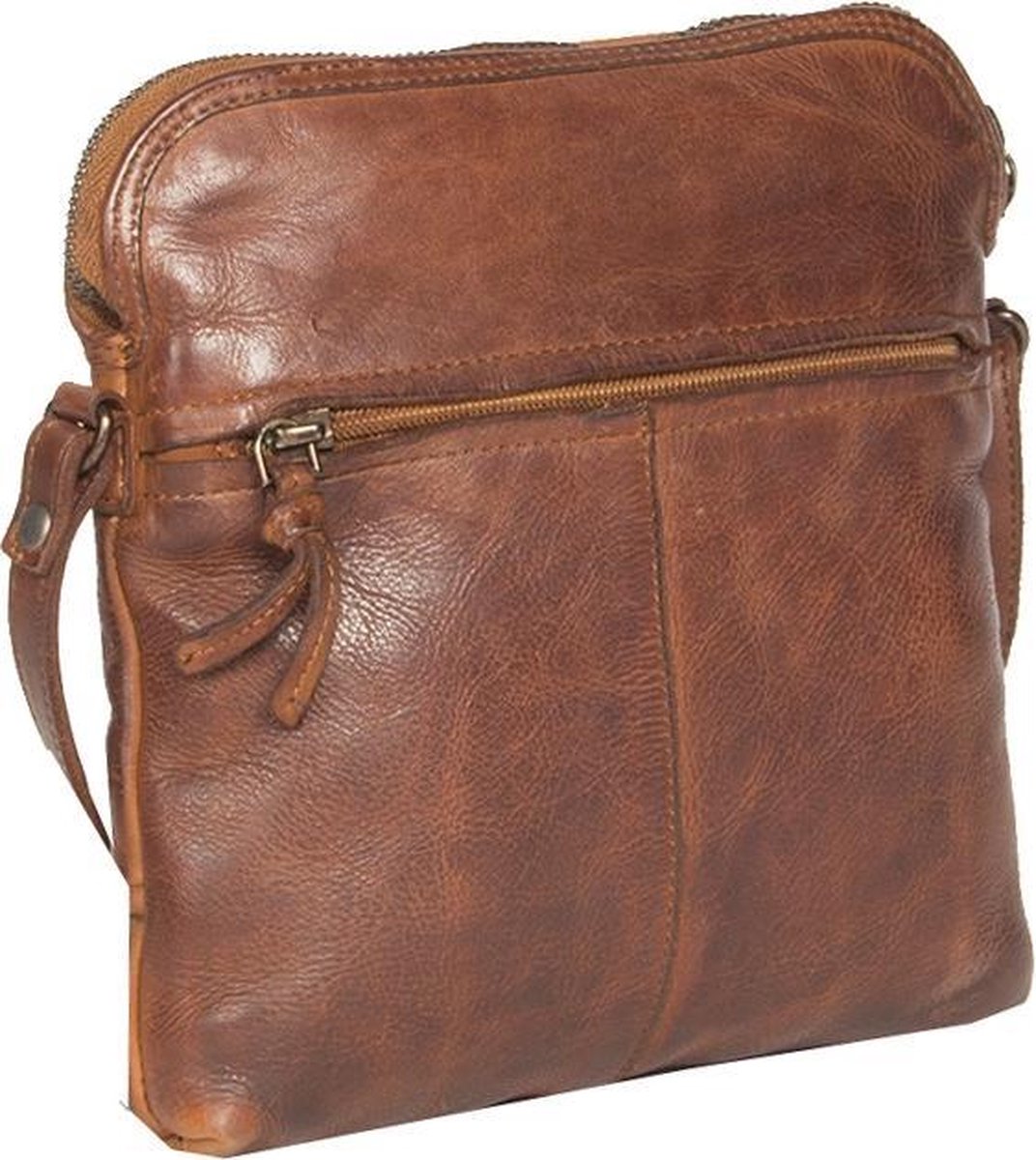 Justified Bags® Goa Shoulderbag Small Cognac
