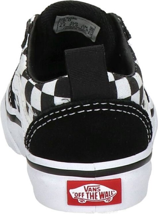 Vans TD Ward Slip-On Checkered Sneakers - Black/True White - Maat 23.5 - Vans