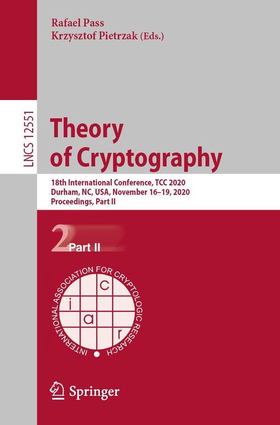 Springer Nature Proceedings Computer Science 2 - Theory of C ... - cover