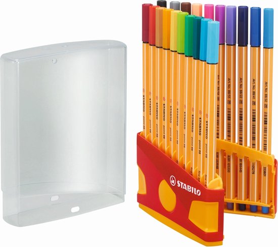 Stabilo Fine Writer Point 88 20 pièces