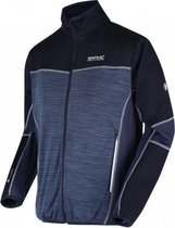 Yare III softshell stretch tussenlaag met rits over de volle lengte van Regatta voor Heren, Sportjas, Brunswick-blauw Marineblauw Blauw