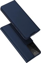 Samsung Galaxy S21 Ultra Hoesje - Dux Ducis Skin Pro Book Case - Donker Blauw