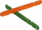 Constructiestokjes, L: 11,4 cm, B: 10 mm, diverse kleuren, 1000 stuk/ 1 doos