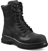 Carhartt F702905 Men’s Detroit Rugged Flex® Waterproof Insulated S3 High Safety Work Boot - Black-Black-39
