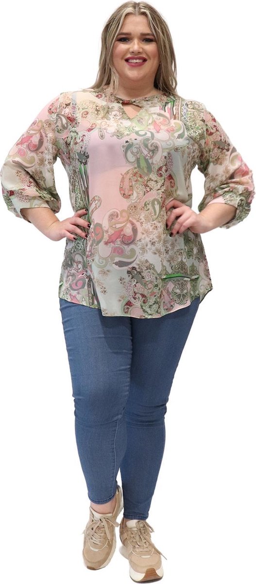 Blouse Sanne Ophilia Print op Prijzenvolger.com