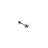 Helix piercing rond chirurgisch staal transparant 5mm 1.2mm 6mm