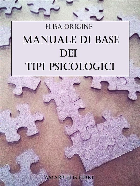 Manuale di base dei tipi psicologici - cover