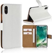 iPhone XS Portemonnee Wallet Hoesje Wit