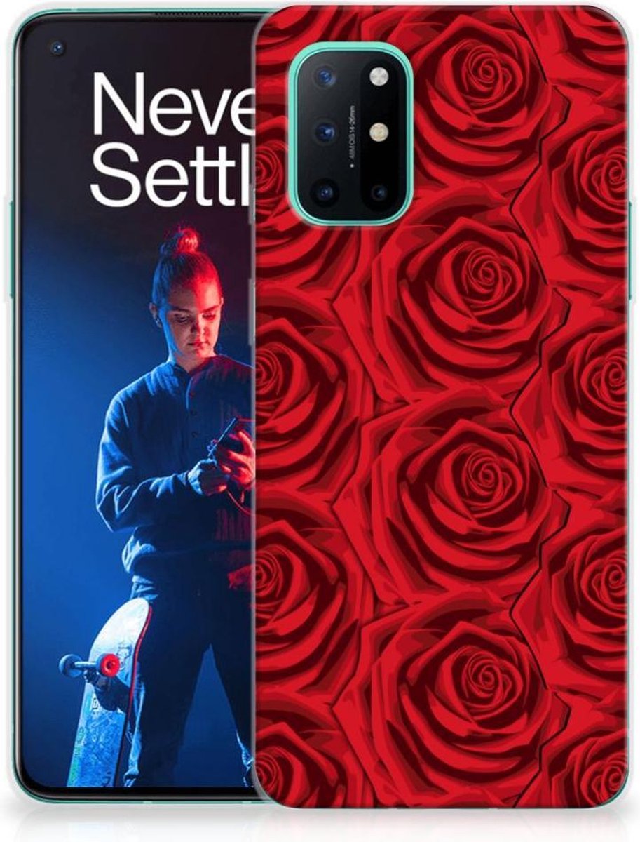 OnePlus 8T TPU Case Red Roses