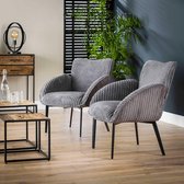 Meer Design Fauteuil Oslo Grijs