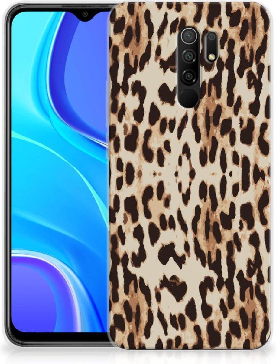 Xiaomi Redmi 9 TPU Hoesje Leopard