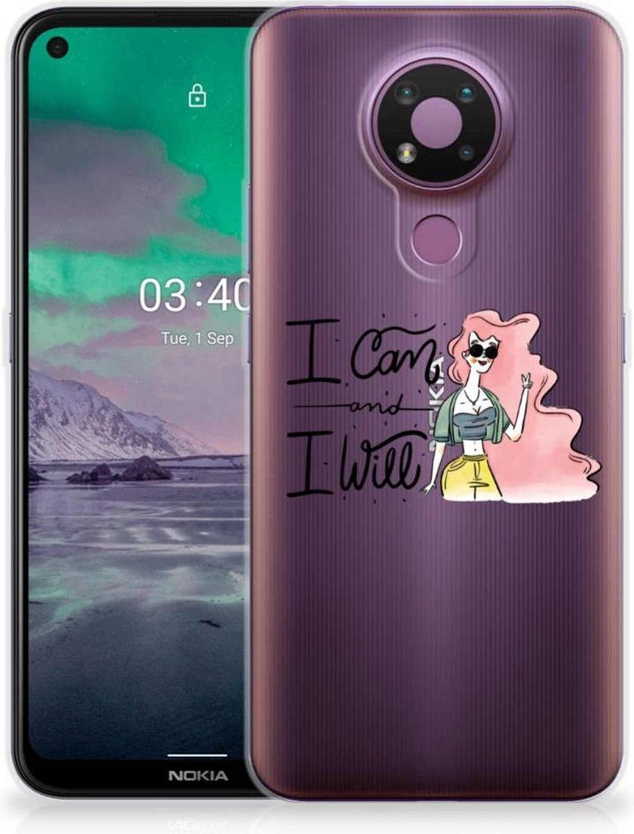 Nokia 3.4 Telefoonhoesje met Naam i Can